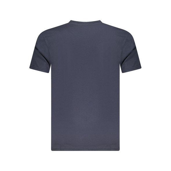 Cavalli Class Blue Cotton Men T-Shirt CA-36706 Cavalli Class Blue Cotton Men T-Shirt CA-36706