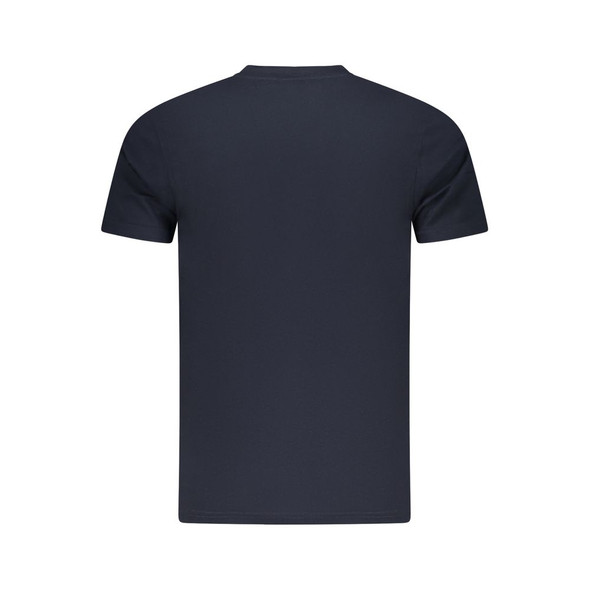 Cavalli Class Blue Cotton Men T-Shirt CA-36708 Cavalli Class Blue Cotton Men T-Shirt CA-36708