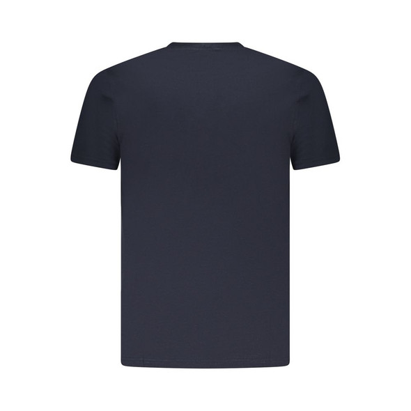 Cavalli Class Blue Cotton Men T-Shirt CA-36638 Cavalli Class Blue Cotton Men T-Shirt CA-36638