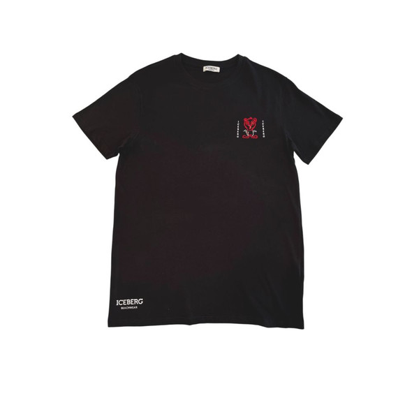 Iceberg Black Cotton Men T-Shirt Iceberg Black Cotton Men T-Shirt
