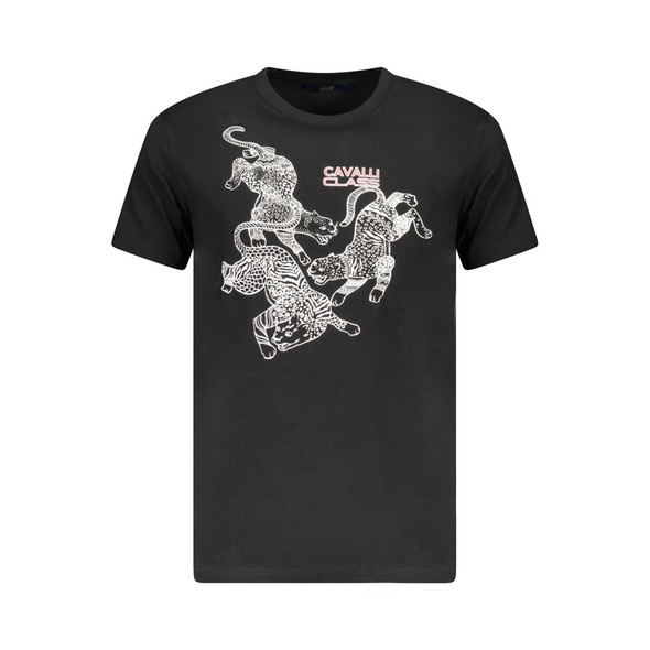 Black Cotton Men T-Shirt CA-36637 Black Cotton Men T-Shirt CA-36637