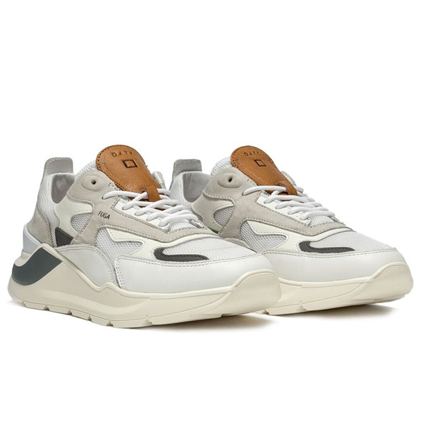 D.A.T.E White Leather Sneaker D.A.T.E White Leather Sneaker