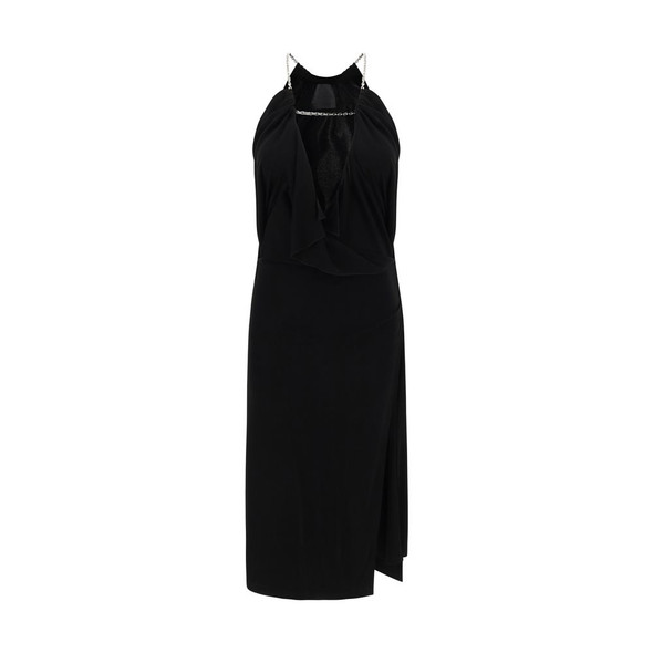 Midi Dress with halter neckline Midi Dress with halter neckline