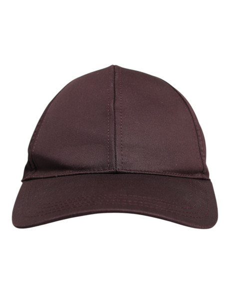 Dolce & Gabbana Brown Cotton DG Crown 6 Panels Baseball Cap Dolce & Gabbana Brown Cotton DG Crown 6 Panels Baseball Cap