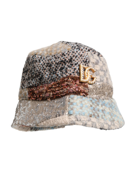 Dolce & Gabbana Multicolor Patchwork Embellished Bucket Hat Dolce & Gabbana Multicolor Patchwork Embellished Bucket Hat