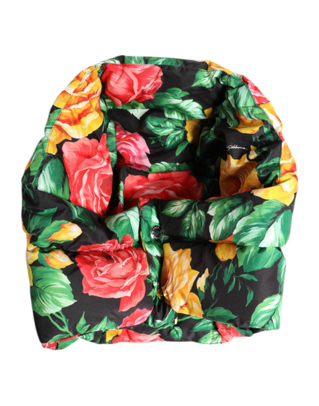 Dolce & Gabbana Multicolor Floral Print Whole Head Wrap Hat Dolce & Gabbana Multicolor Floral Print Whole Head Wrap Hat