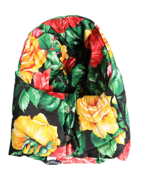 Dolce & Gabbana Multicolor Floral Print Whole Head Wrap Hat HAT9750 Dolce & Gabbana Multicolor Floral Print Whole Head Wrap Hat HAT9750