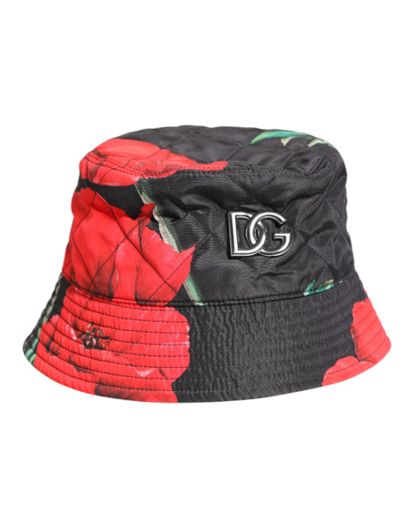 Dolce & Gabbana Multicolor DG Plaque Wide Brim Bucket Hat HAT9763 Dolce & Gabbana Multicolor DG Plaque Wide Brim Bucket Hat HAT9763