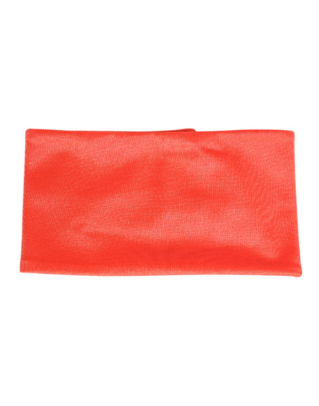 Orange Nylon Stretch Women Neck Warmer Scarf Orange Nylon Stretch Women Neck Warmer Scarf
