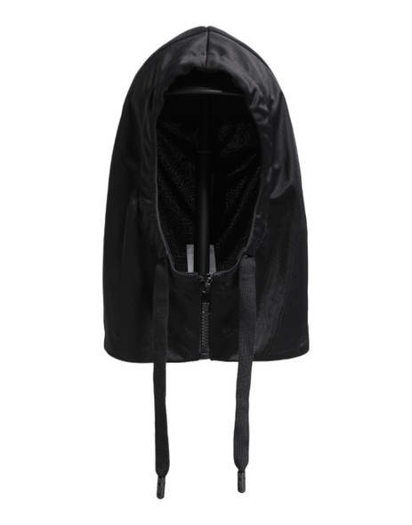 Black Polyester Whole Head Wrap Hat Black Polyester Whole Head Wrap Hat