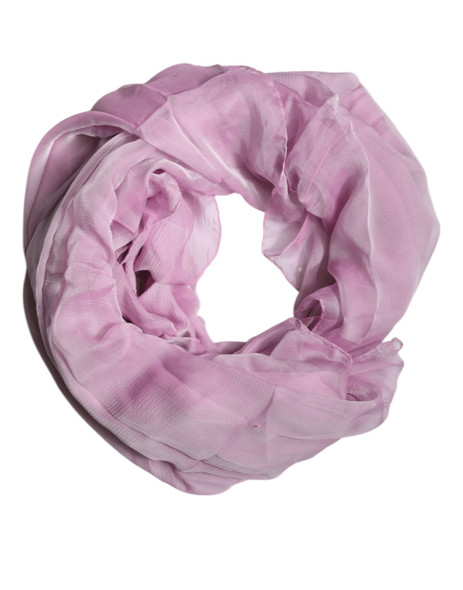 Dolce & Gabbana Pink Silk Rectangle Women Wrap Shawl Scarf MS7498 Dolce & Gabbana Pink Silk Rectangle Women Wrap Shawl Scarf MS7498