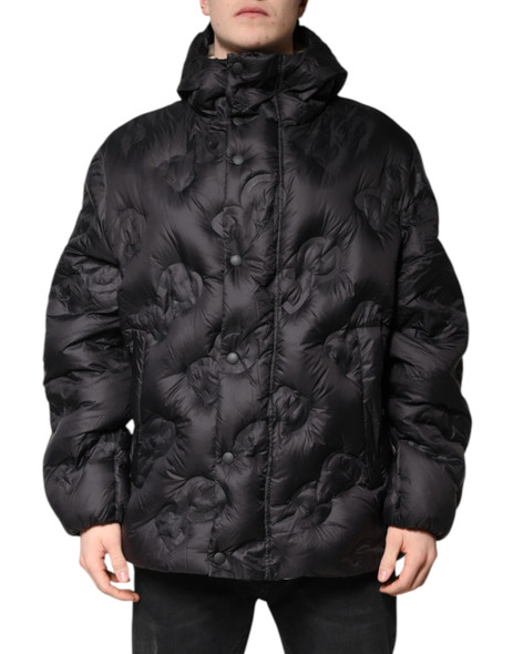 Black Hooded Parka Coat Winter Jacket Black Hooded Parka Coat Winter Jacket