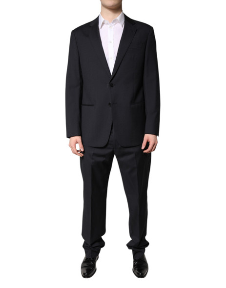 Black Single Breasted Formal 2 Piece Suit Black Single Breasted Formal 2 Piece Suit