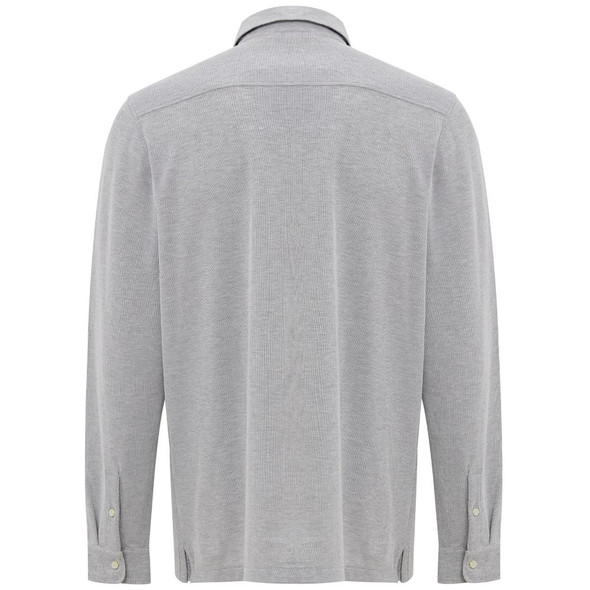 Corneliani Gray Cotton Shirt Corneliani Gray Cotton Shirt