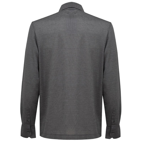 Canali Gray Cotton Shirt Canali Gray Cotton Shirt