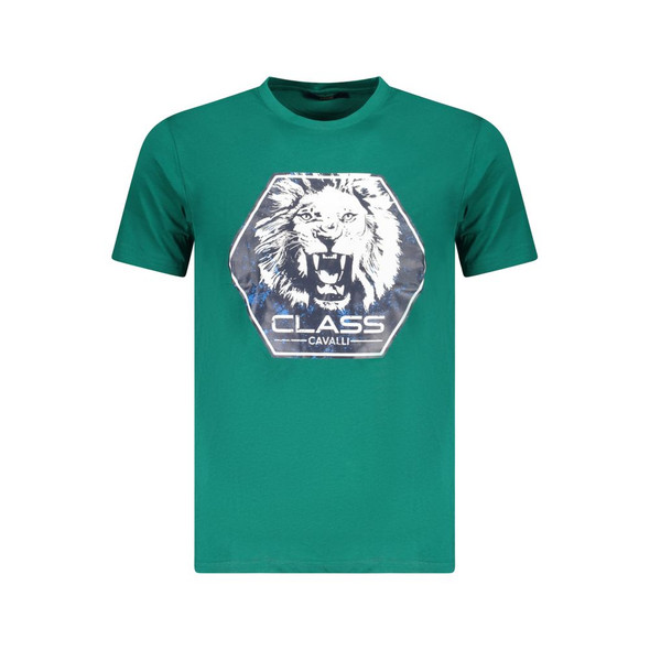 Green Cotton T-Shirt CA-36647 Green Cotton T-Shirt CA-36647