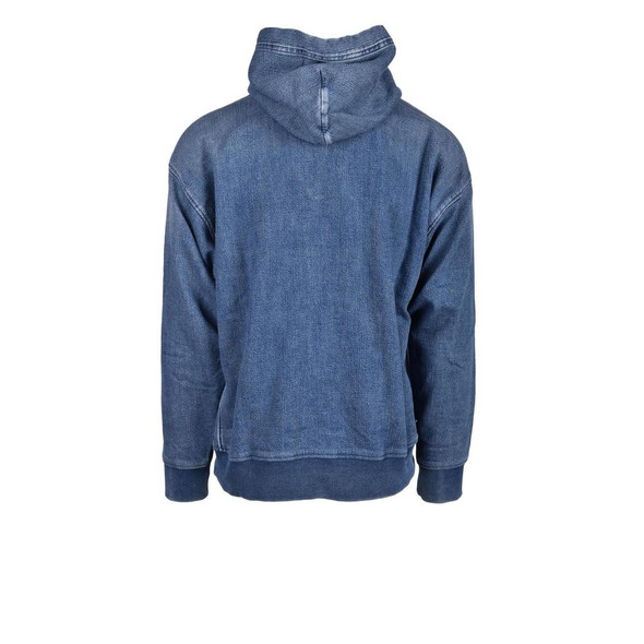 Diesel Blue Cotton Hoody DI16626900176RO Diesel Blue Cotton Hoody DI16626900176RO