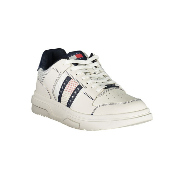 Tommy Hilfiger Blue Leather Men Sneaker TO-36750 Tommy Hilfiger Blue Leather Men Sneaker TO-36750