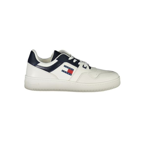 Tommy Hilfiger Blue Leather Men Sneaker TO-36753 Tommy Hilfiger Blue Leather Men Sneaker TO-36753