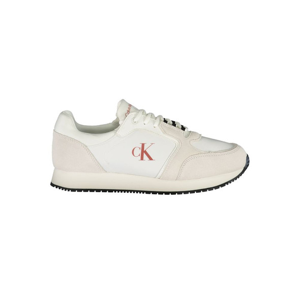 Calvin Klein White Leather Men Sneaker CA-36778 Calvin Klein White Leather Men Sneaker CA-36778