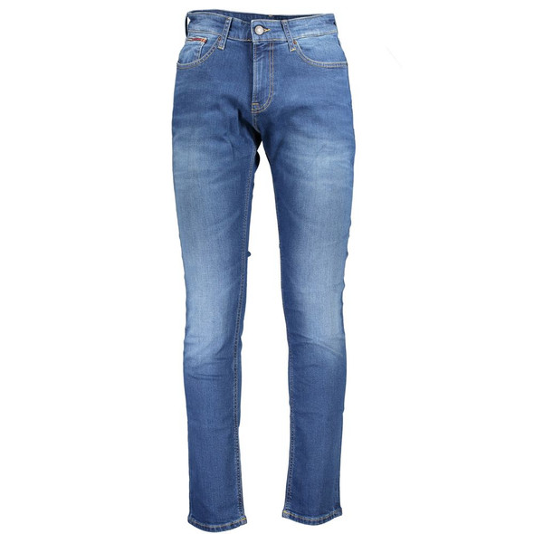 Tommy Hilfiger Blue Cotton Men Jeans TO-22960 Tommy Hilfiger Blue Cotton Men Jeans TO-22960