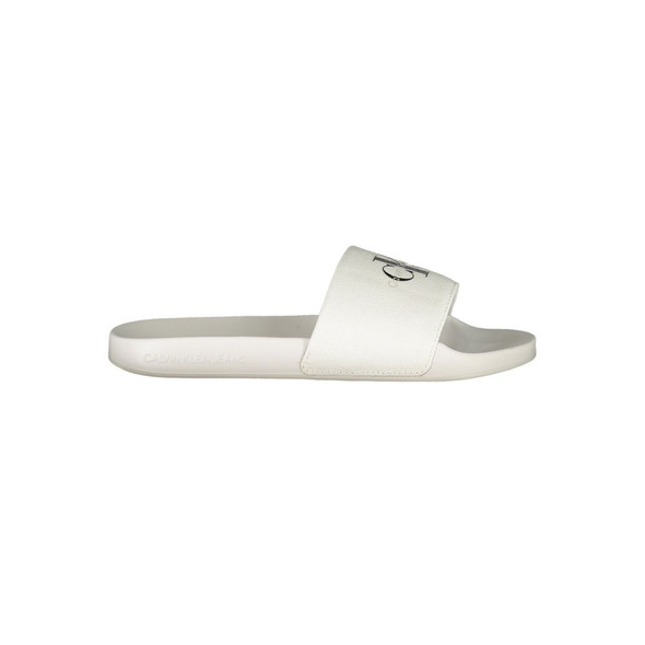 White Polyester Women Sandal White Polyester Women Sandal
