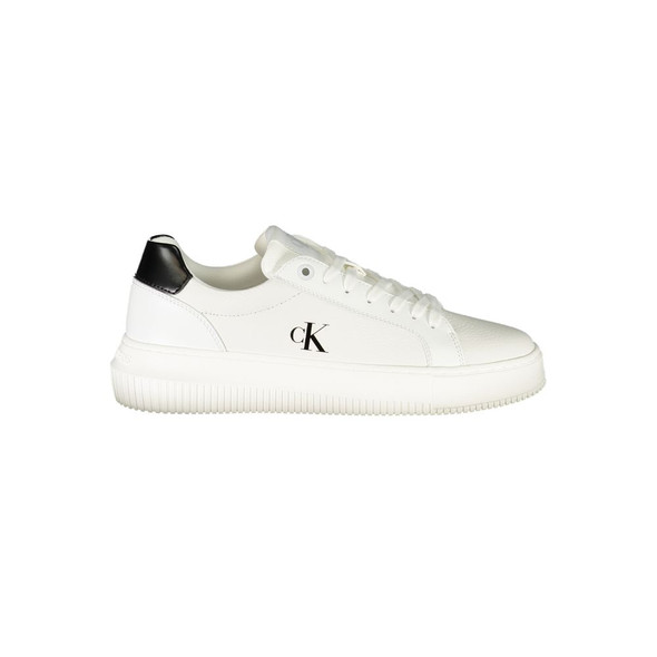 White Leather Women Sneaker CA-36787 White Leather Women Sneaker CA-36787