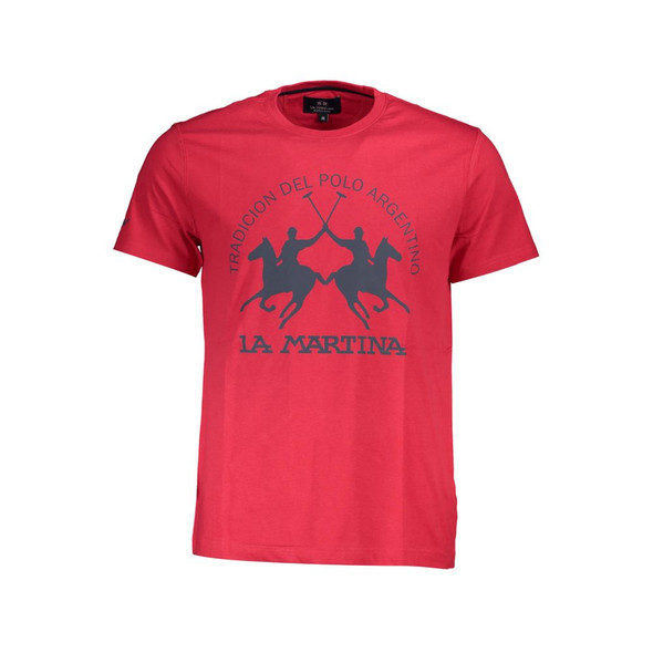 Red Cotton Men T-Shirt LA-36798 Red Cotton Men T-Shirt LA-36798