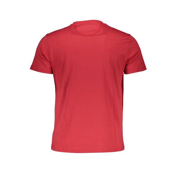 La Martina Red Cotton Men T-Shirt LA-36826 La Martina Red Cotton Men T-Shirt LA-36826