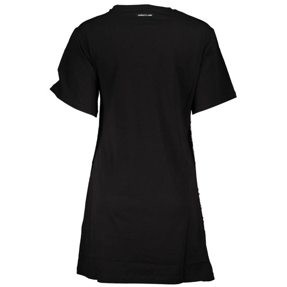 Cavalli Class Black Cotton Women Dress Cavalli Class Black Cotton Women Dress