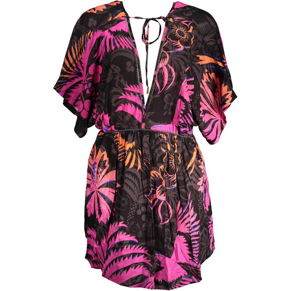 Desigual Black Cotton Women Dress Desigual Black Cotton Women Dress