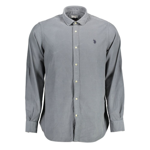 U.S. POLO ASSN. Blue Cotton Men Shirt US-36893 U.S. POLO ASSN. Blue Cotton Men Shirt US-36893