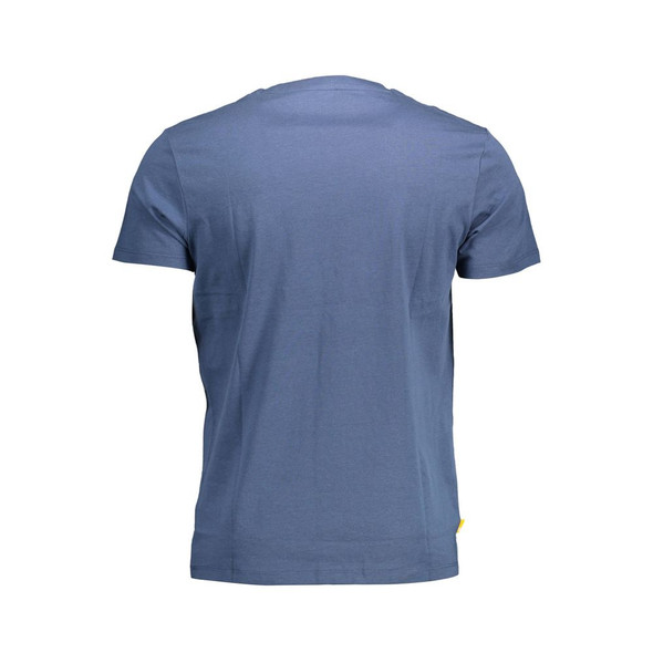 Timberland Blue Organic Cotton Men T-Shirt Timberland Blue Organic Cotton Men T-Shirt