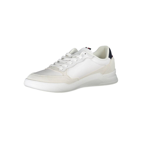 White Polyester Men Sneaker TO-36902 White Polyester Men Sneaker TO-36902