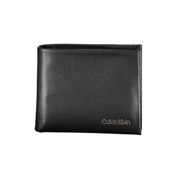 Calvin Klein Black Polyester Men Wallet CA-36905 Calvin Klein Black Polyester Men Wallet CA-36905
