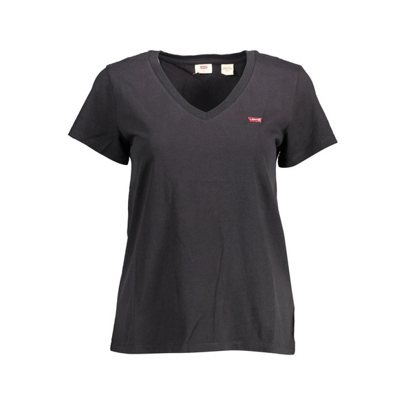 Levi's Black Cotton Women T-Shirt Levi's Black Cotton Women T-Shirt