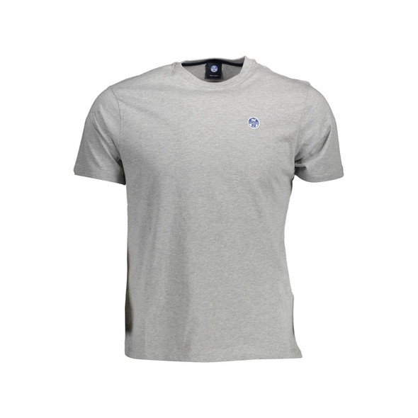 North Sails Brown Cotton Men T-Shirt NO-36947 North Sails Brown Cotton Men T-Shirt NO-36947