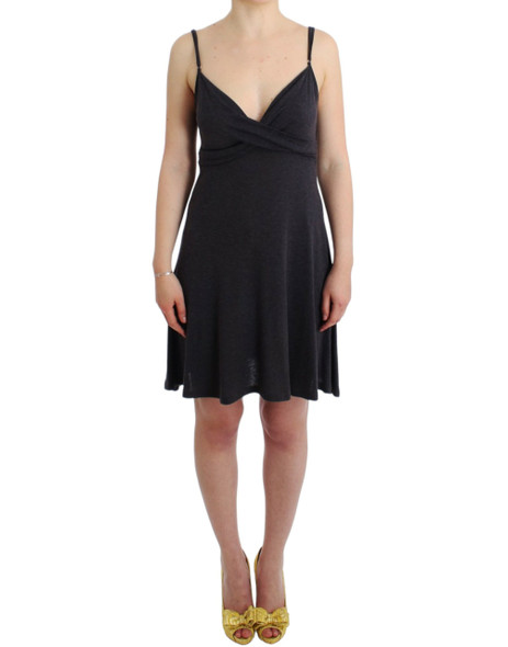 Gray knitted A-line dress Gray knitted A-line dress