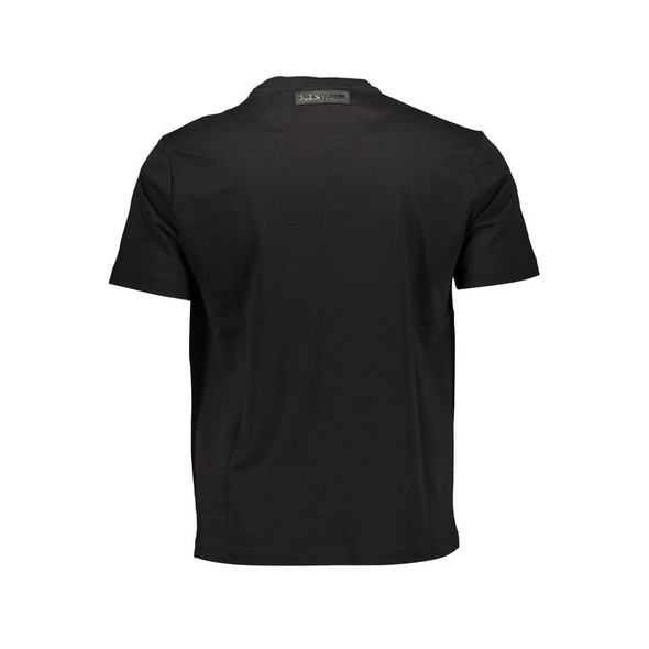 Black Cotton Men T-Shirt PL-36977 Black Cotton Men T-Shirt PL-36977
