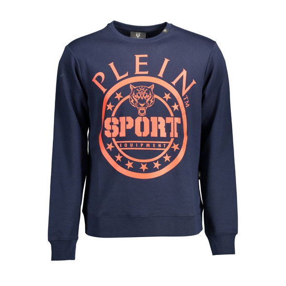 Blue Cotton Men Sweater PL-37020 Blue Cotton Men Sweater PL-37020