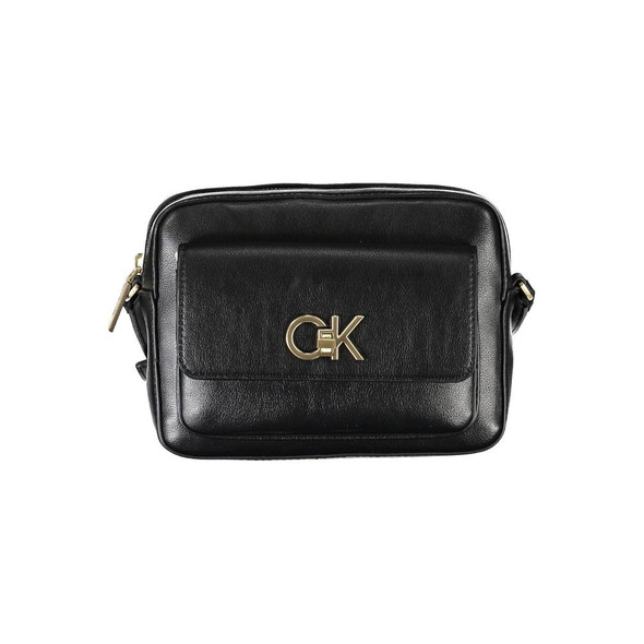 Calvin Klein Black Recycled Polyester Women Handbag Calvin Klein Black Recycled Polyester Women Handbag