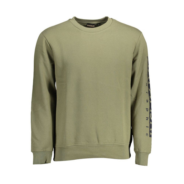 Green Cotton Men Sweater NA-37049 Green Cotton Men Sweater NA-37049