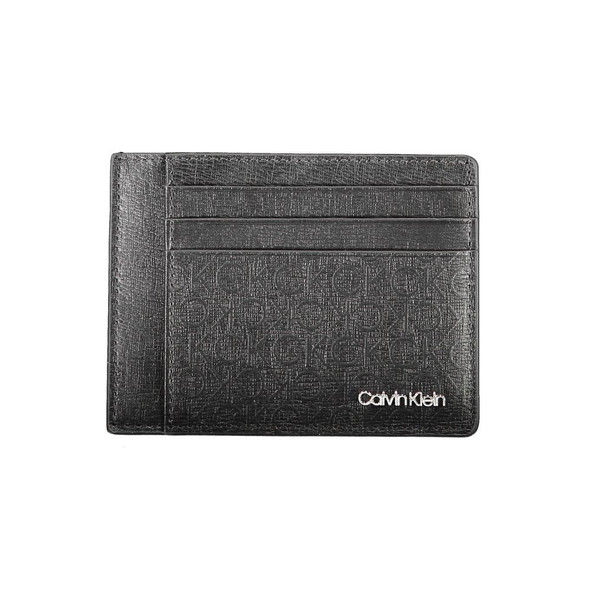 Black Polyester Men Wallet CA-37055 Black Polyester Men Wallet CA-37055