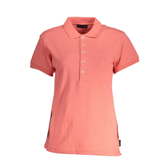 Pink Cotton Women Polo Shirt NO-37095 Pink Cotton Women Polo Shirt NO-37095