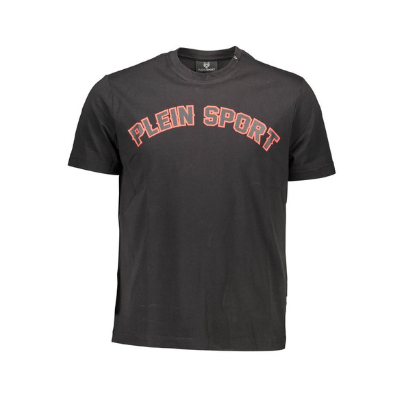 Black Cotton Men T-Shirt PL-37096 Black Cotton Men T-Shirt PL-37096