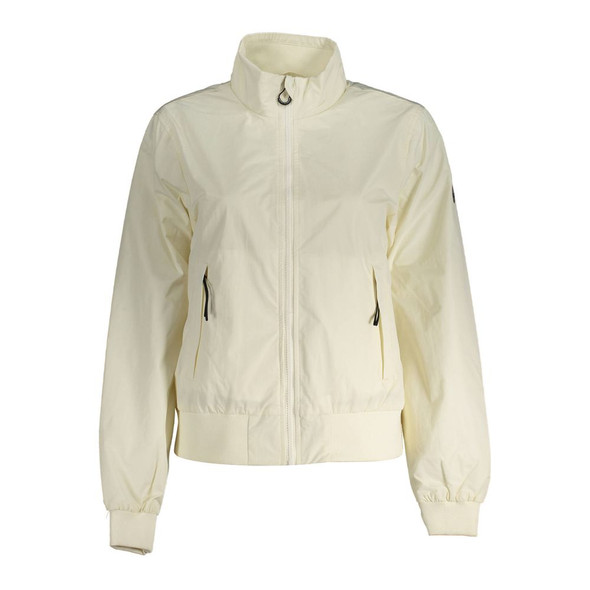 White Polyester Women Jacket NO-37103 White Polyester Women Jacket NO-37103