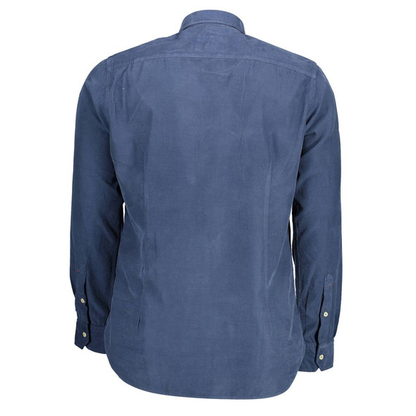 U.S. POLO ASSN. Blue Cotton Men Shirt US-37134 U.S. POLO ASSN. Blue Cotton Men Shirt US-37134