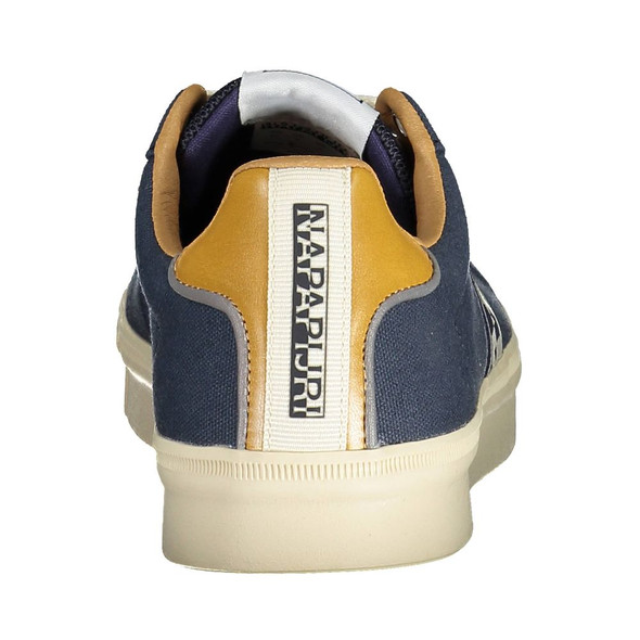 Blue Polyester Men Sneaker NA-37163 Blue Polyester Men Sneaker NA-37163