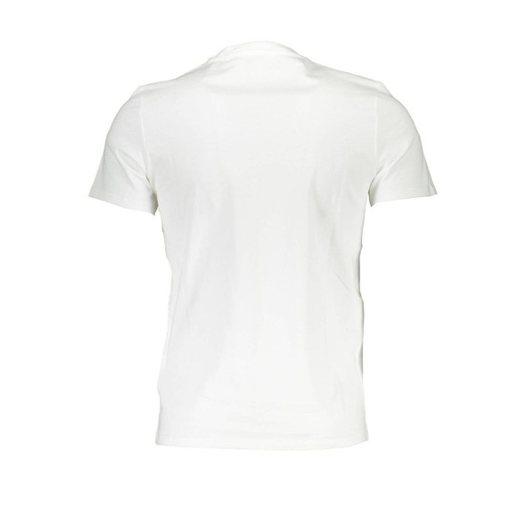 Guess Jeans White Cotton Men T-Shirt GU-37090 Guess Jeans White Cotton Men T-Shirt GU-37090