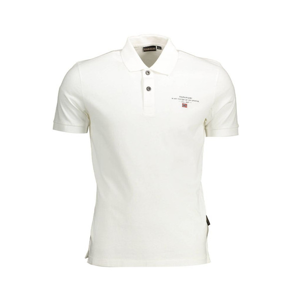 White Cotton Men Polo Shirt NA-37237 White Cotton Men Polo Shirt NA-37237